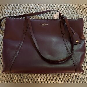 Kate Spade Tote large eggplant